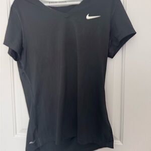 Nike Black Fitted Short Sleeve T-Shirt